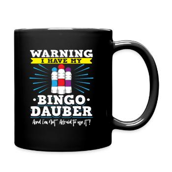 Dicton de bingo amusant pour les joueurs - Mug uni - noir - Droite