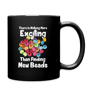 Enthousiasme pour le nouveau perlage - Mug uni - noir - Droite