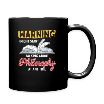 Philosophy in the head - Full Colour Mug - black - Right