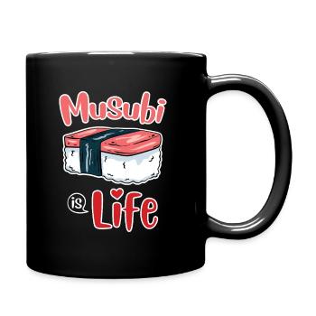Musubi Love - Ambiance culinaire hawaïenne - Mug uni - noir - Droite