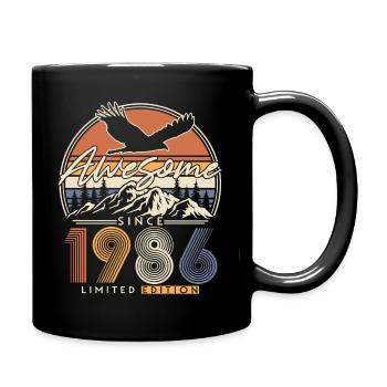 Vintage, 1986, Rétro, Vintage, Cadeau d’anniversaire - Mug uni - noir - Droite