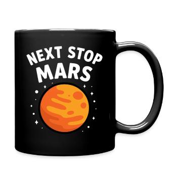 Conception de la planète Mars - Mug uni - noir - Droite