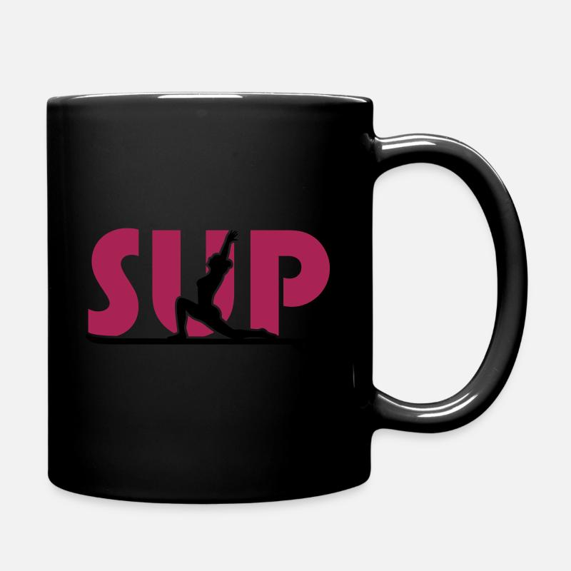 SUP YOGA - Tasse einfarbig - Schwarz