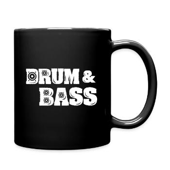 Drum & Bass - Mug uni - noir - Droite