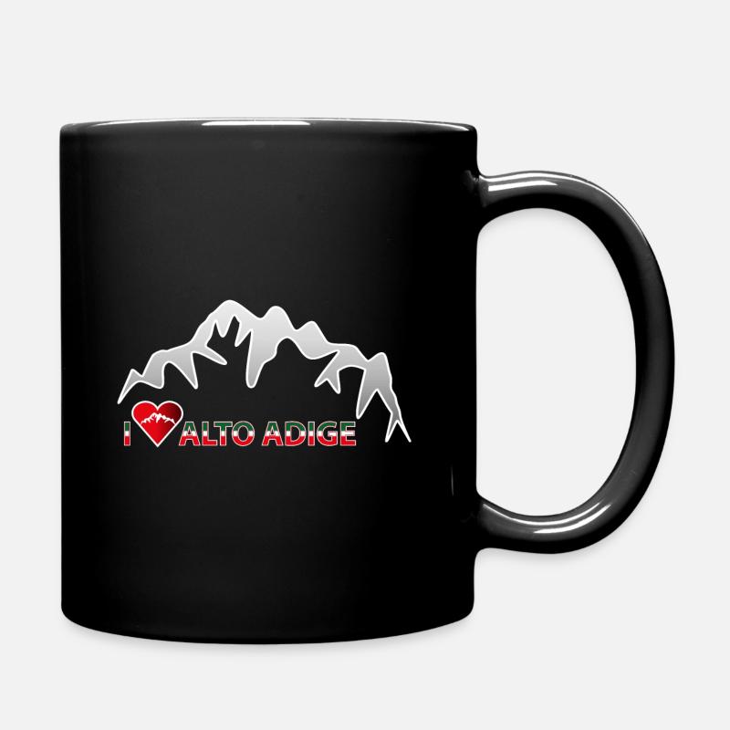 Tyrol du Sud, Alto Adige - Mug uni - noir