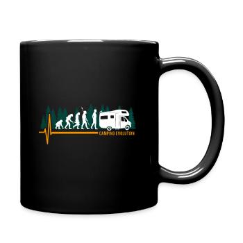 Camping Evolution campeur - Mug uni - noir - Droite