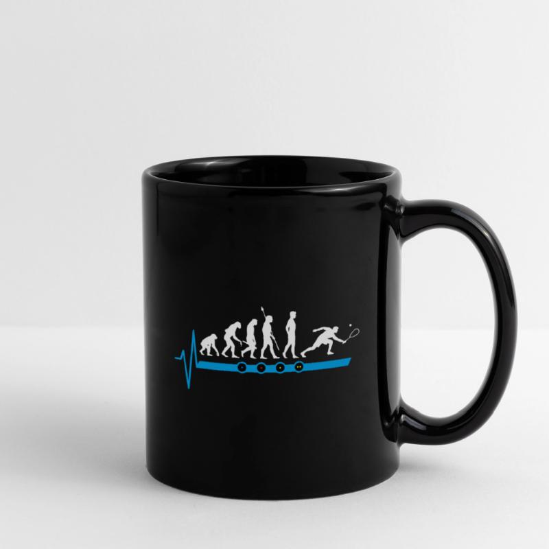 Evolution squash squash ball Full Colour Mug