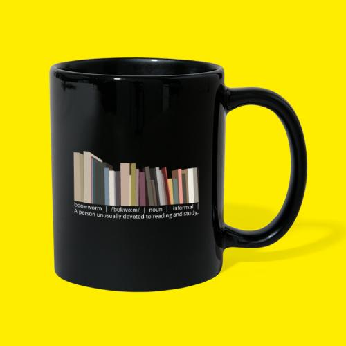 Book worm in English - Full Colour Mug