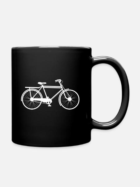 Fahrrad - Tasse einfarbig - Schwarz