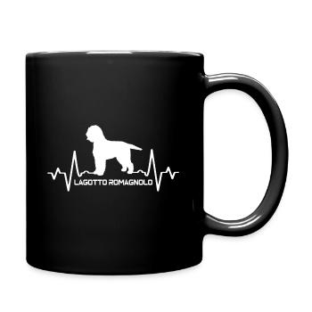 Lagotto romagnolo - Mug uni - noir - Droite