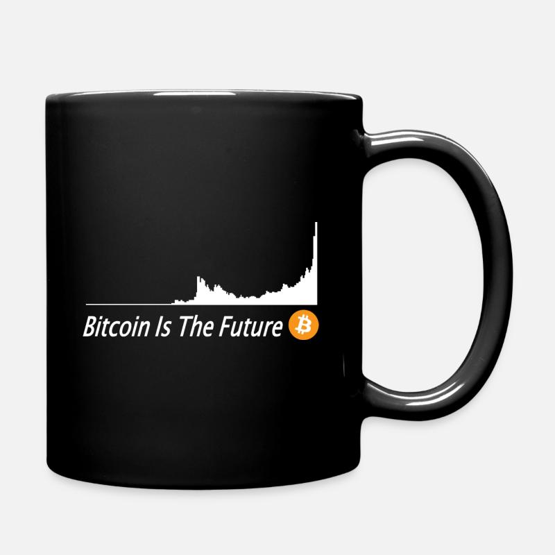 Bitcoin Kurs Bitcoin Is The Future Bitcoin Button - Tasse einfarbig - Schwarz