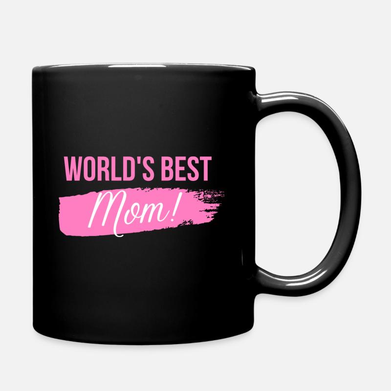Weltbeste Mutter - Tasse einfarbig - Schwarz