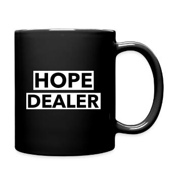 Hope Dealer - Christian Quotes - Full Colour Mug - black - Right