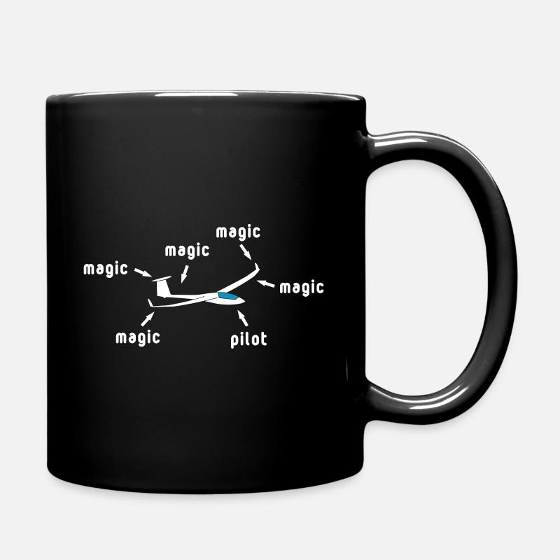 Pilote de planeur magique, pilote de planeur planeur - Mug uni - noir