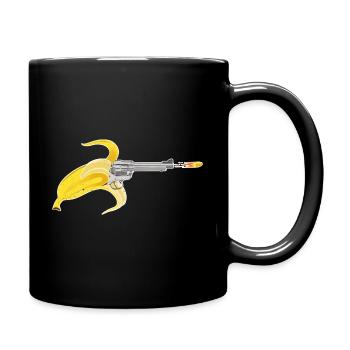 Banana Gun - Full Colour Mug - black - Right