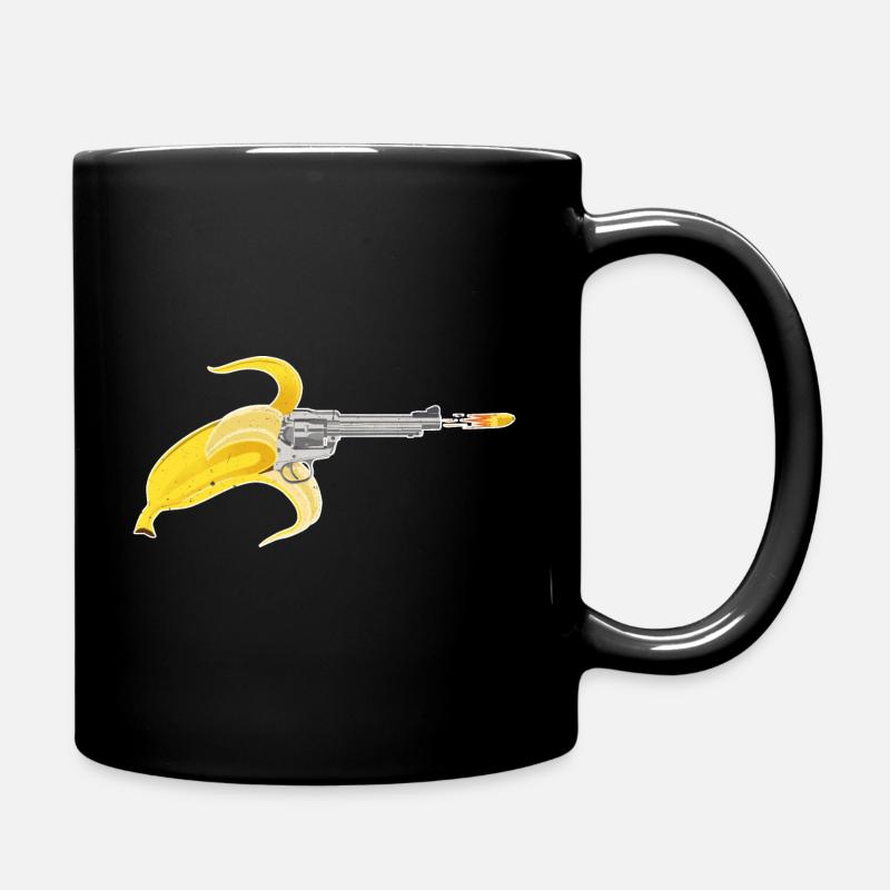 Banana Gun - Full Colour Mug - black