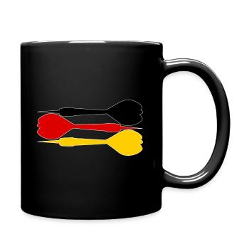 Dart Germany Flag 180 - Full Colour Mug - black - Right