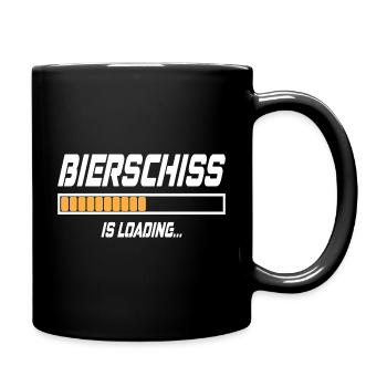 Bierschiss Is Loading... - Tasse einfarbig - Schwarz - Rechts
