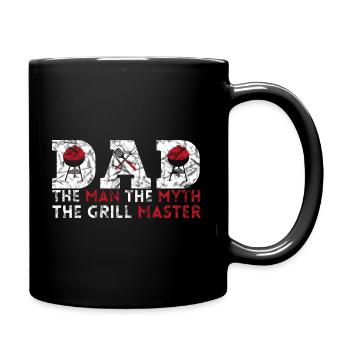 PAPA DER MAN THE MYTH OF THE GRILL MASTERS - Full Colour Mug - black - Right