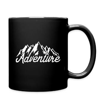 Aventure Montagnes Nature Sauvage - Mug uni - noir - Droite