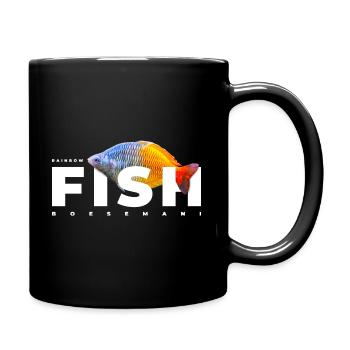Boesemani Regenbogen Fischhalter - Tasse einfarbig - Schwarz - Rechts