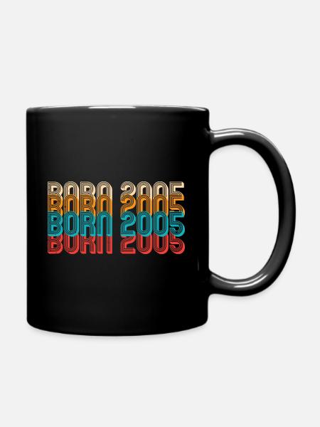 NÉ EN 2005 - Mug uni - noir