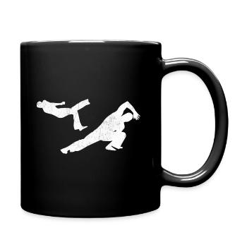 Capoeira - Tasse einfarbig - Schwarz - Rechts