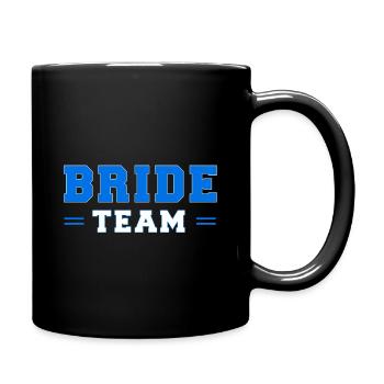 Zaumzeug Team Blau W - Tasse einfarbig - Schwarz - Rechts