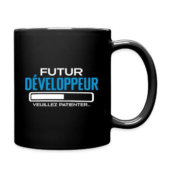 Future Développeur Idée Cadeau Future Développeur - Mug uni - noir - Droite