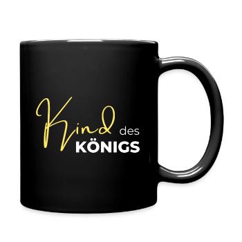 Kind des Königs - Tasse einfarbig - Schwarz - Rechts