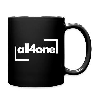 All 4 One - Tasse einfarbig - Schwarz - Rechts