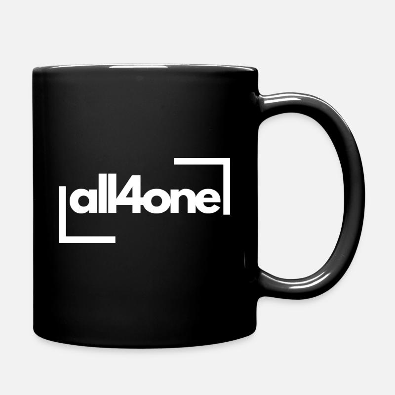 All 4 One - Tasse einfarbig - Schwarz