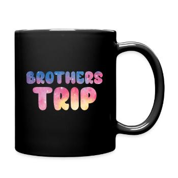 Sibling Brothers Journey - Full Colour Mug - black - Right