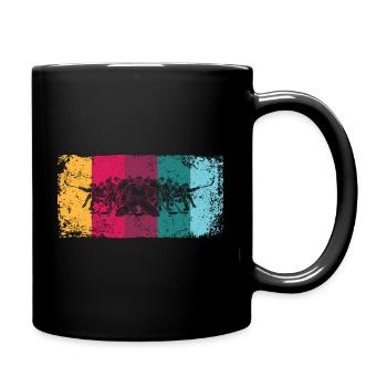 Joueurs de hockey sur glace Vintage Hockey sur glace - Mug uni - noir - Droite