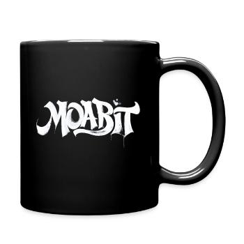Moabit Graffiti Design - Urban Street Art Style - Full Colour Mug - black - Right