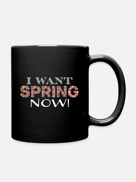 spring now ws - Full Colour Mug - black