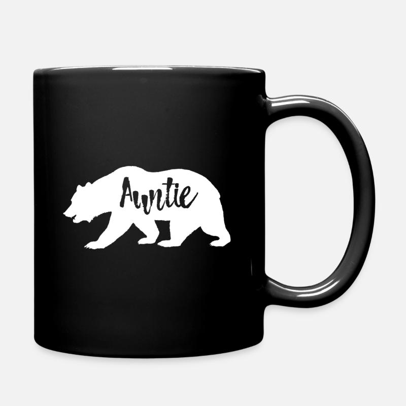 Auntie Bear - Full Colour Mug - black