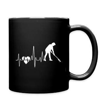 Gardening Gardening Heartbeat - Full Colour Mug - black - Right