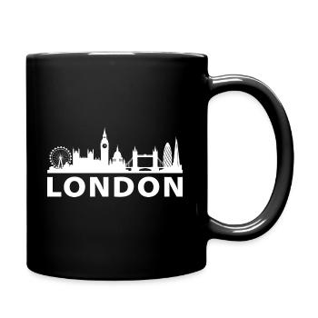 Skyline de Londres - Mug uni - noir - Droite