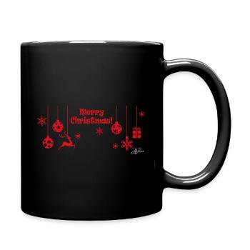 Christmas Christmas Christmas holiday season - Full Colour Mug - black - Right