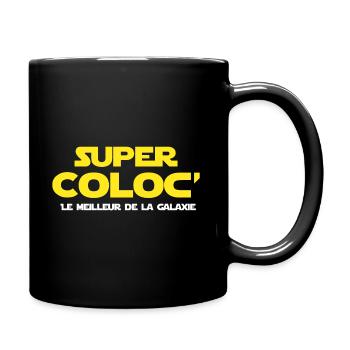 Super coloc' cadeau drôle étudiant colocataire - Mug uni - noir - Droite