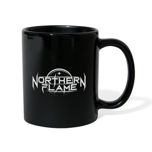 Northern Flame logo larger white - Enfärgad mugg