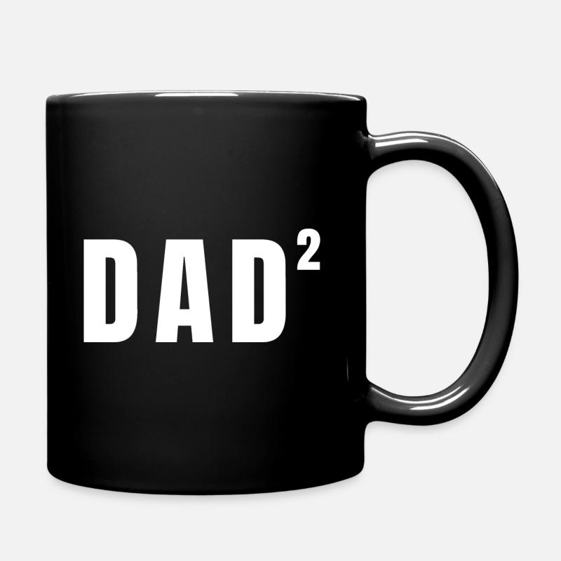 Papa papa - Tasse einfarbig - Schwarz