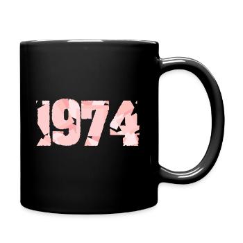 1974 - Tasse einfarbig - Schwarz - Rechts