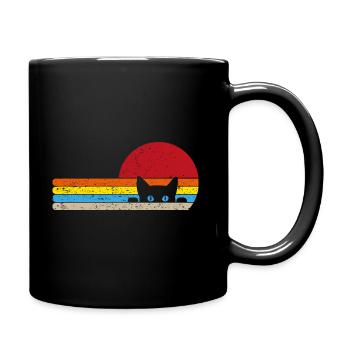 Chat cadeau animaux enfants animaux - Mug uni - noir - Droite