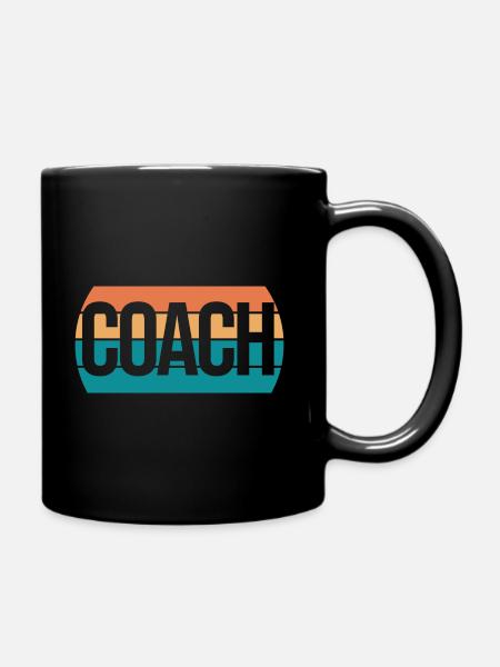 coach cadeau homme femme entraineur - Mug uni - noir