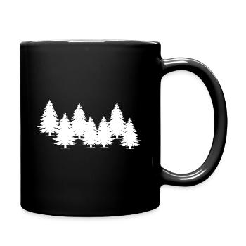 Trees - Full Colour Mug - black - Right