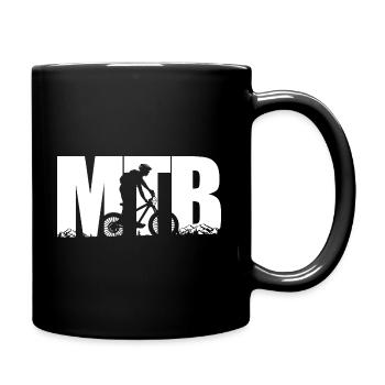 Mountain Bike - Full Colour Mug - black - Right