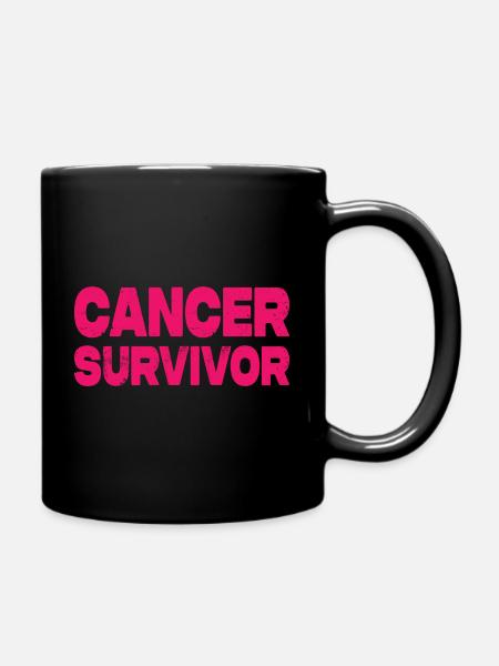 Cancer Survivor - Full Colour Mug - black