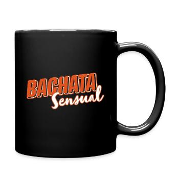 Bachata Sensual Orange - Tasse einfarbig - Schwarz - Rechts